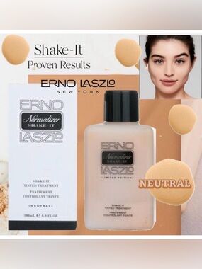 ERNO LASZLO Shake-It*Tinted Treatment ~ NEUTRAL 200 ml-JUMBO Exp. 1/2027 NIB